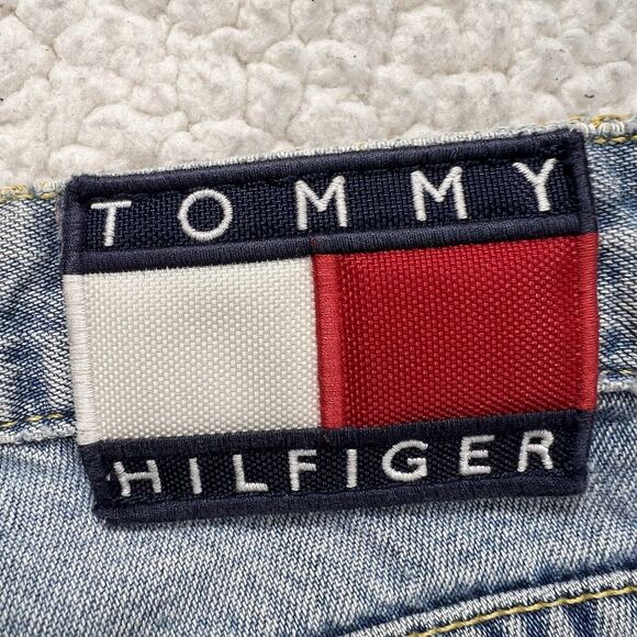 VTG Tommy Bootcut Jeans Women’s 9 (30x32.5) Light Wash Western Rodeo Y2K Boho - Picture 6 of 13